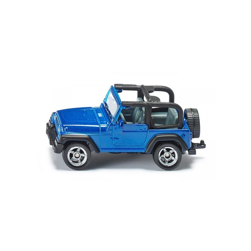 Siku 1342 Jeep Wrangler 76x33x32mm  blauw