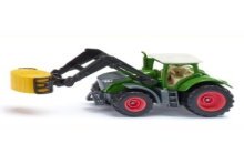 Siku 1539 Fendt met balengrijper 93x35x42mm