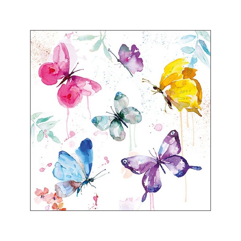 Ambiente Servetten Butterfly Collection 33cm 20 stuks