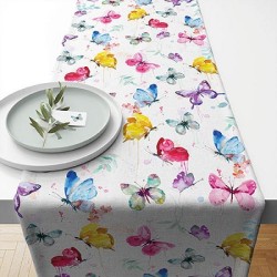 Ambiente Chemin de Table Collection Papillon 40x150cm 100% Coton