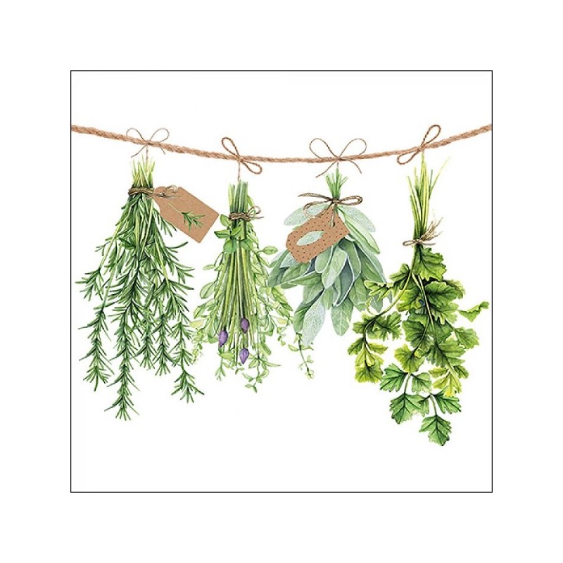 Ambiente Servetten Fresh Herbs 25cm 20 stuks