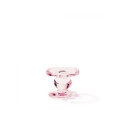 Ambiente Bougeoir verre Rose Ø9xh7cm