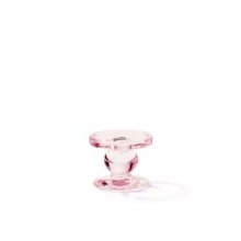 Ambiente Bougeoir verre Rose Ø9xh7cm