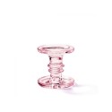 Ambiente Bougeoir verre grande Rose Ø11xh11cm