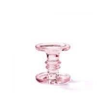 Ambiente Bougeoir verre grande Rose Ø11xh11cm