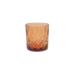 Verre à whisky/verre à boire 345ml ambre Ø8,1xh8,3cm boîte de 6 pièces (peut également servir de photophore)