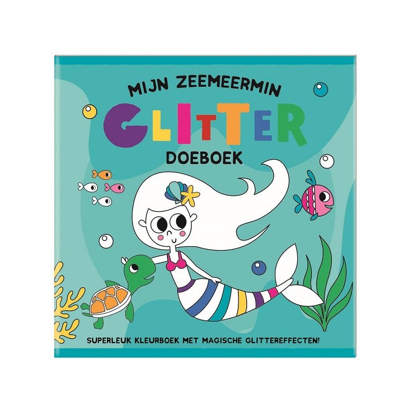 Creatief Doeboek glitter - Mijn Zeemeermin