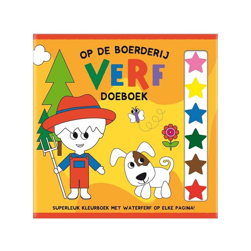 Creatief Doeboek verf - Op de boerderij