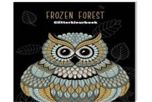 Glitterkleurboek - Ulitmate Black Edition - Frozen Forest