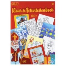 Livre de couleurs et d'activités Sinterklaas A4, 64 pages