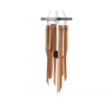 Decoris Carillon éolien bois bambou L13-H85cm