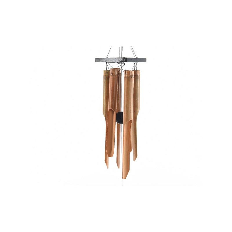 Decoris Carillon éolien bois bambou L13-H85cm