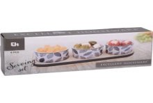 Excellent Houseware Service sur étagère 4 pièces 28,5x10x5cm