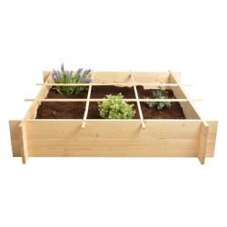 Esschert Design Boîte d'élevage de jardin en bois d'un mètre carré (100x10x13,7cm)