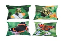 Esschert Design Coussin d'extérieur papillon S