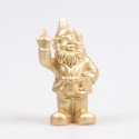 Stoobz Polystone beeld kabouter f*ck you goud 10cm