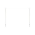 Esschert Design Pince de table blanc 211,5xh110,5cm