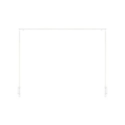 Esschert Design Pince de table blanc 211,5xh110,5cm