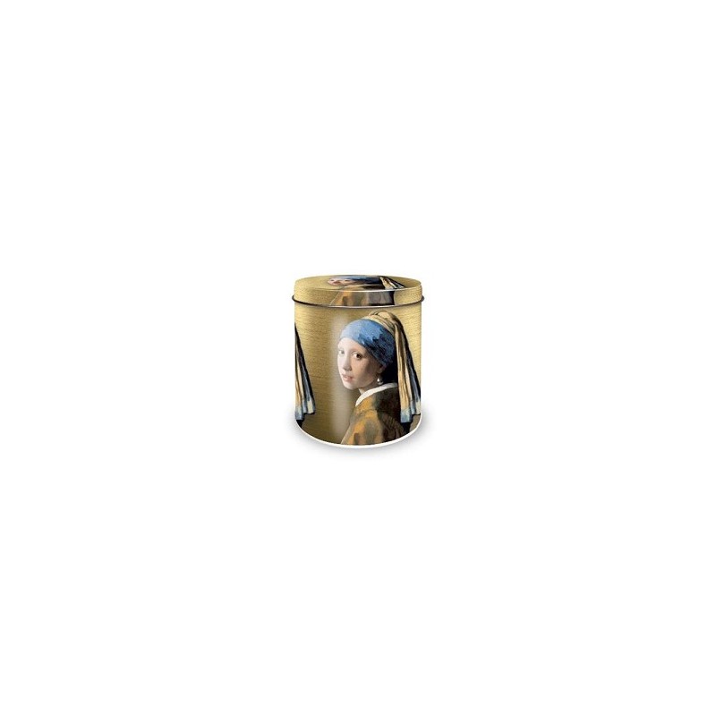 Bewaarblik Vermeer Meisje met de Parel Ø10xh11,5cm