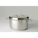 Casserole Eurocuisine 18 cm en inox avec poignées en acier