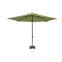 Parasol MYKANOS PUSH-UP rond 250cm met tilt-functie 100%pol Sage Green