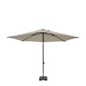 Parasol ELBA PUSH-UP rond 300 cm met tilt-functie 100%pol ecru