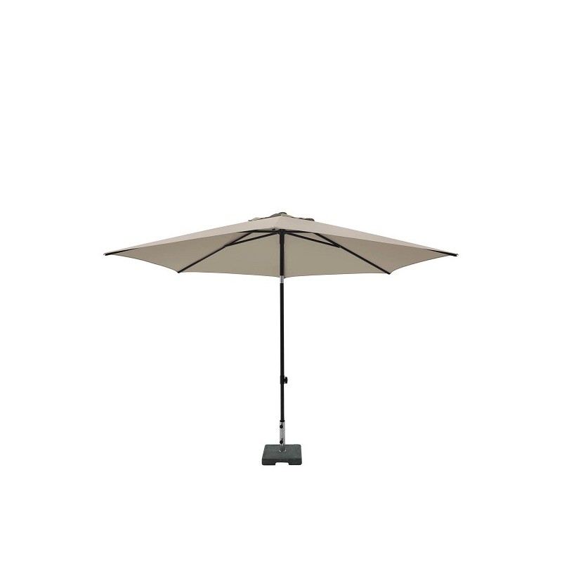 Parasol ELBA PUSH-UP rond 300 cm met tilt-functie 100%pol ecru