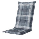 Madison Coussin de terrasse haut 50x123 coton/poly Simon bleu