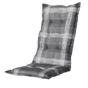 Madison Coussin de terrasse haut 50x123 coton/poly Simon gris