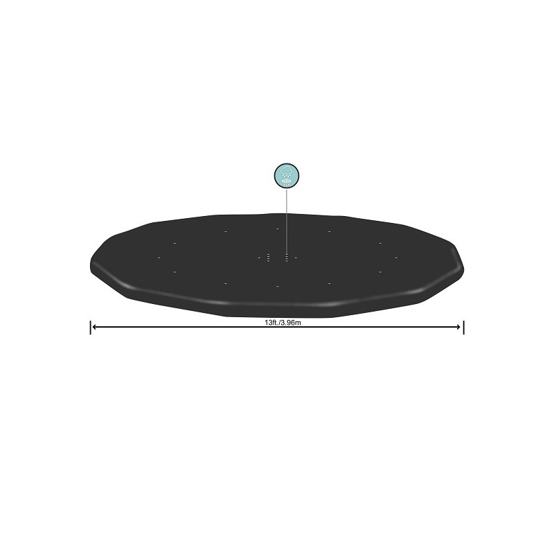 Flowclear afdekhoes Poolcover rond 396cm