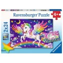 Ravensburger Eenhoorn en Pegasus puzzel 2x24 stukjes