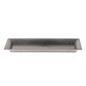 HBX natural living Tray Melamine 36x17xh2,5cm grijs