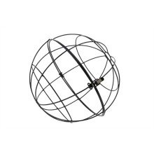 HBX natural living Basic bloemschik Globe Floral metalen opmaak bal Ø30cm zwart