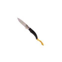 Homeij Jean couteau de poche outdoor acier inoxydable/bois pakka 20cm