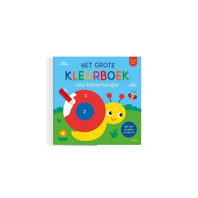 Deltas Le grand livre de coloriage pour les petites mains (2-4 ans)