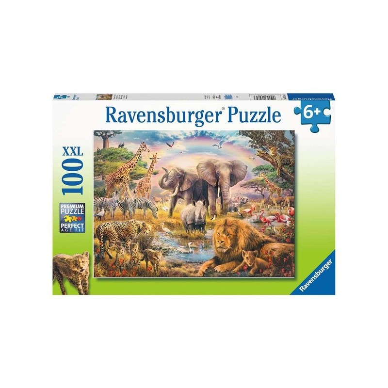 Ravensburger Afrikaanse savanne puzzel 100 stukjes