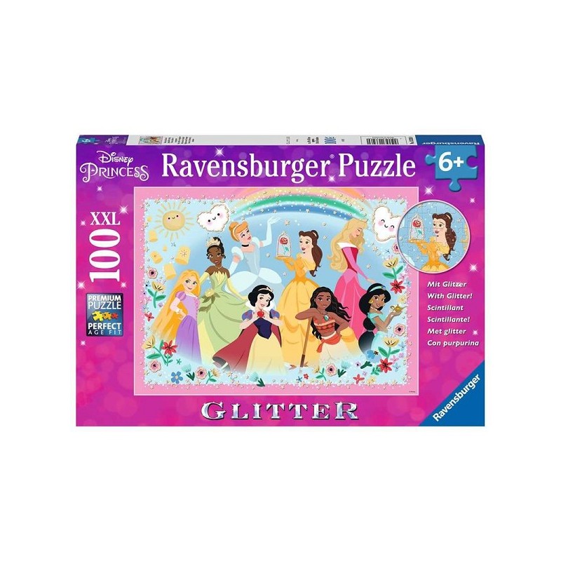 Ravensburger Puzzle à paillettes fort, beau et courageux 100 pièces