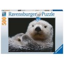 Ravensburger Puzzle mignonne petite loutre 500 pièces