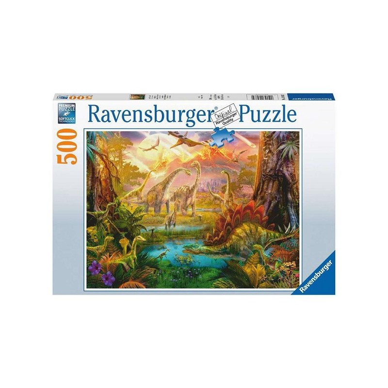 Ravensburger Land van de dinosauriërs puzzel 500 stukjes