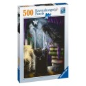 Ravensburger Puzzle Chat noir et corbeau 500 pièces