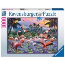 Ravensburger Roze flamingo's puzzel 1000 stukjes