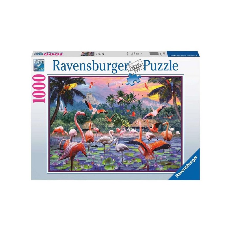 Ravensburger Puzzle Flamants roses 1000 pièces