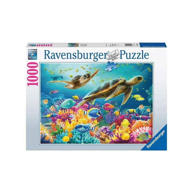 Ravensburger Blauwe onderwaterwereld puzzel 1000 stukjes
