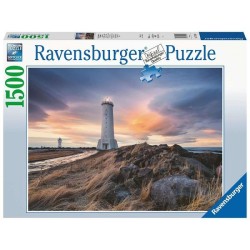 Ravensburger Beau ciel au-dessus du phare d'Akranes, Islande puzzle 1500 pièces