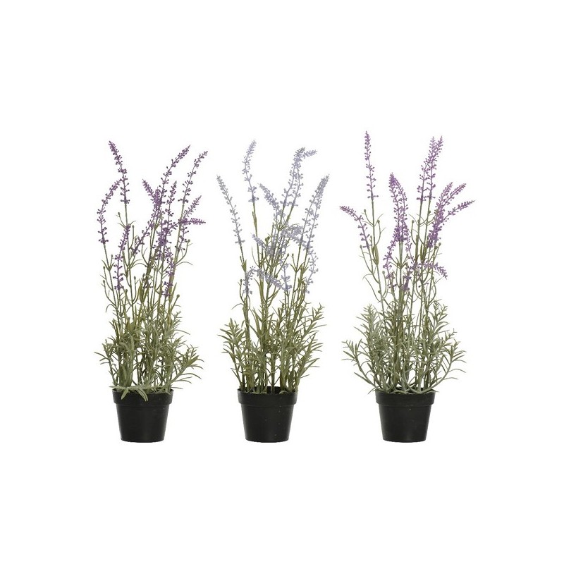 Decoris Kunstplant Lavendel 14x14x46cm