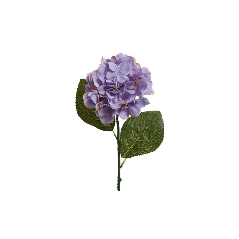 Decoris Kunstbloem Hortensia polyester 17x19x66cm lila