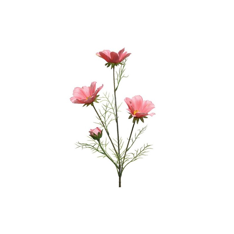 DEcoris Kunstbloem Calliopsis polyester 17x17x64cm roze