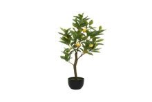 Decoris Kunstplant Citroen Boom in pot 35x25x92cm