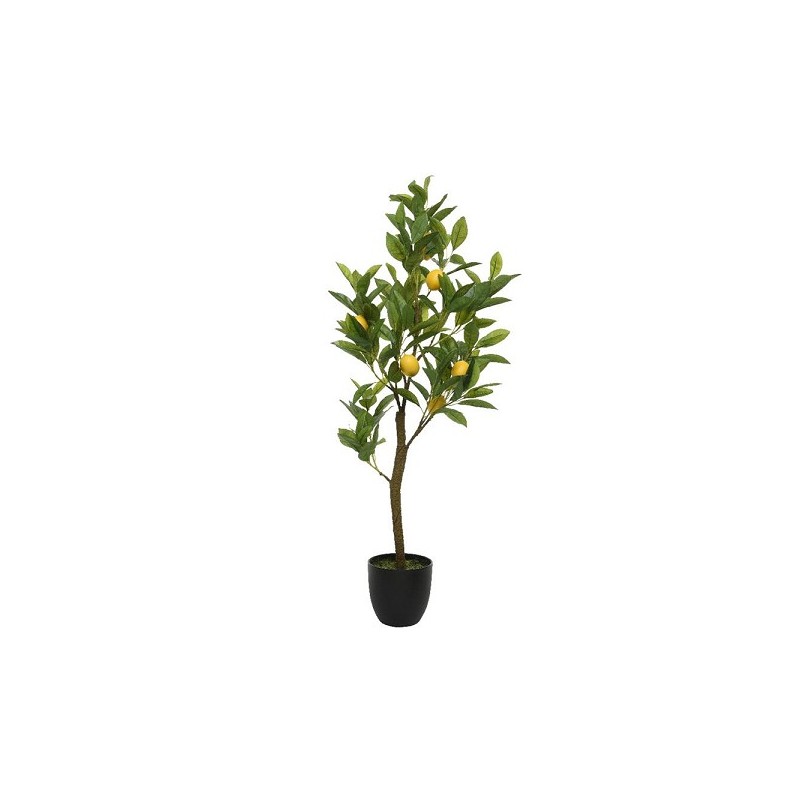 Decoris Kunstplant Citroen Boom in pot 35x25x92cm