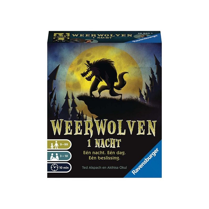 Jeu de cartes Ravensburger Werewolves 1 nuit